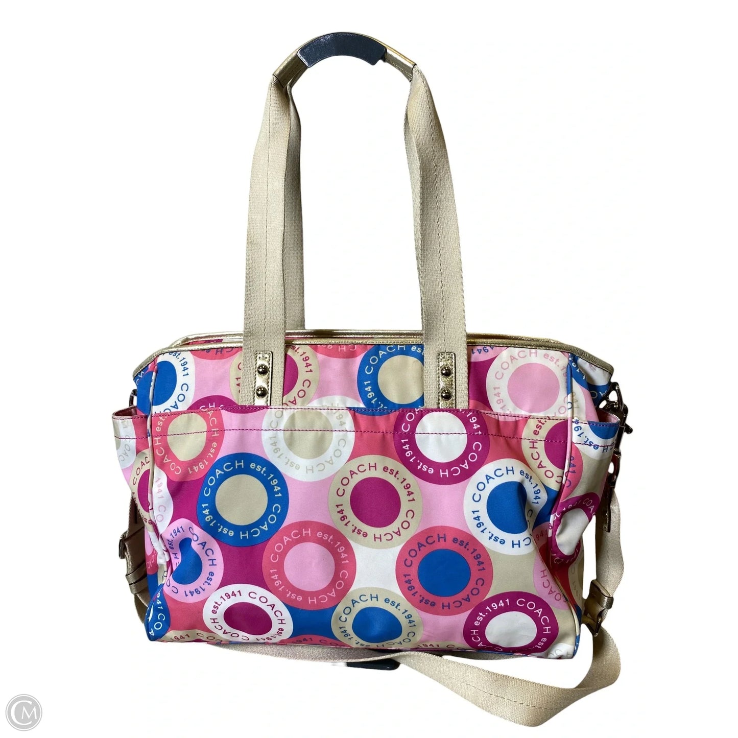 Handbag Designer By Coach, Size: Large