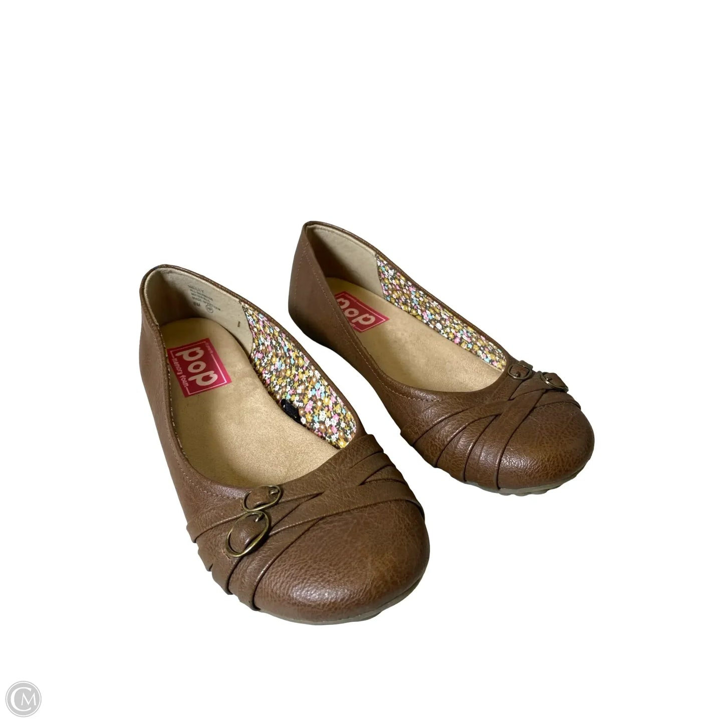 Shoes Flats By Clothes Mentor In Brown, Size: 8
