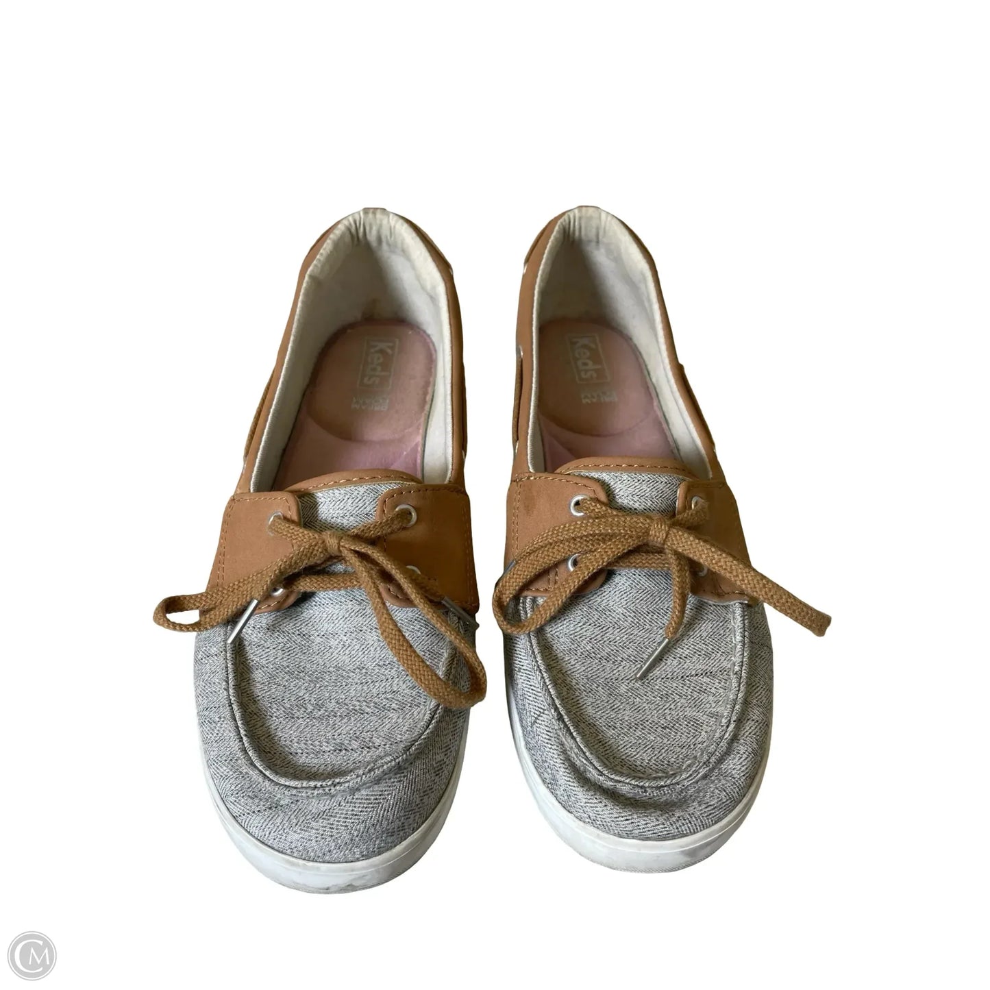 Shoes Flats By Keds In Brown & Grey, Size: 8