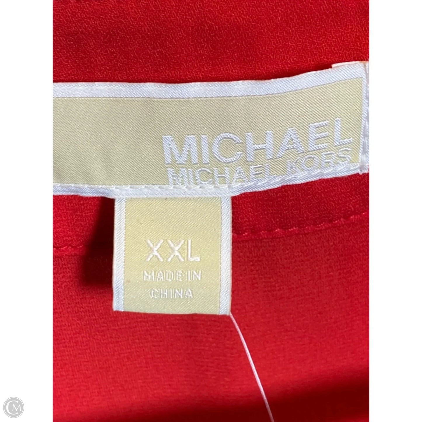 Top Sleeveless By Michael By Michael Kors In Red, Size: 2x