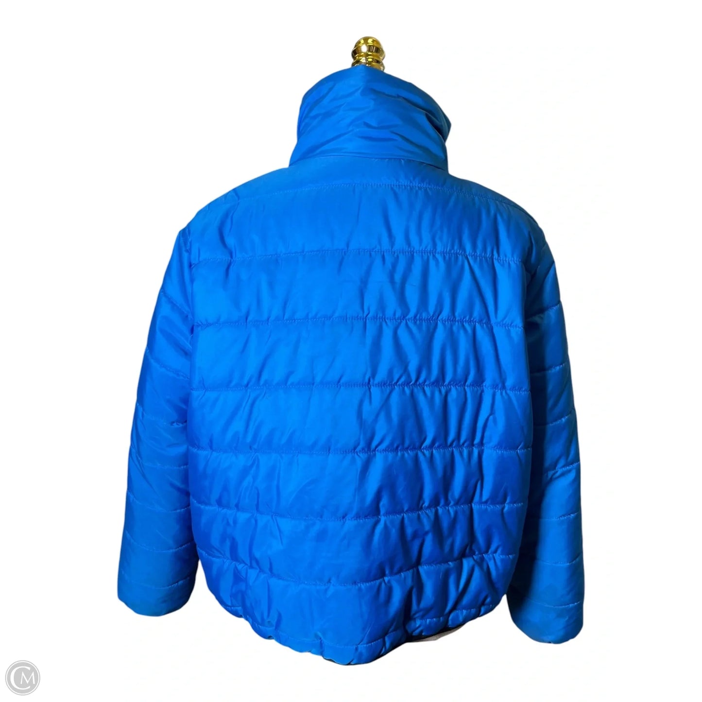 Jacket Puffer & Quilted By Wild Fable In Blue, Size: L