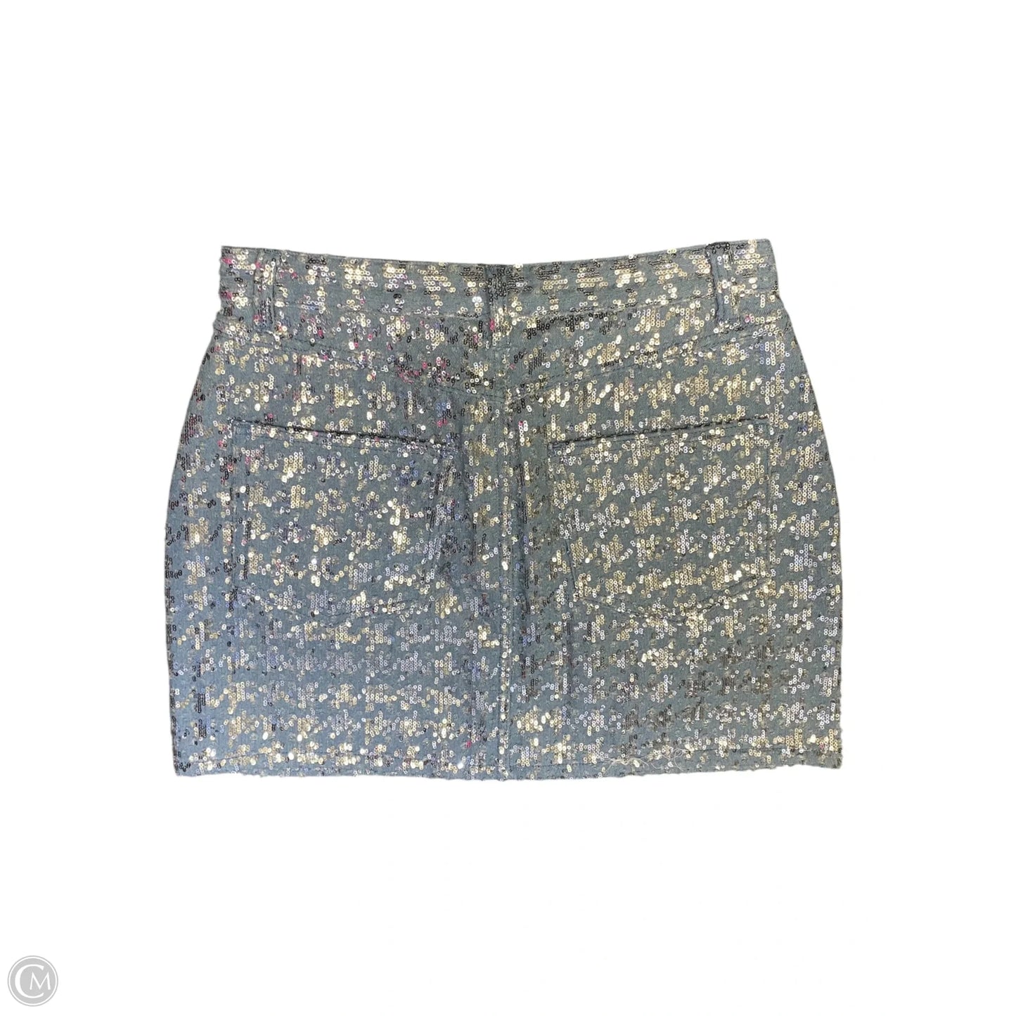 Skirt Midi By 12th Tribe In Blue Denim, Size: L