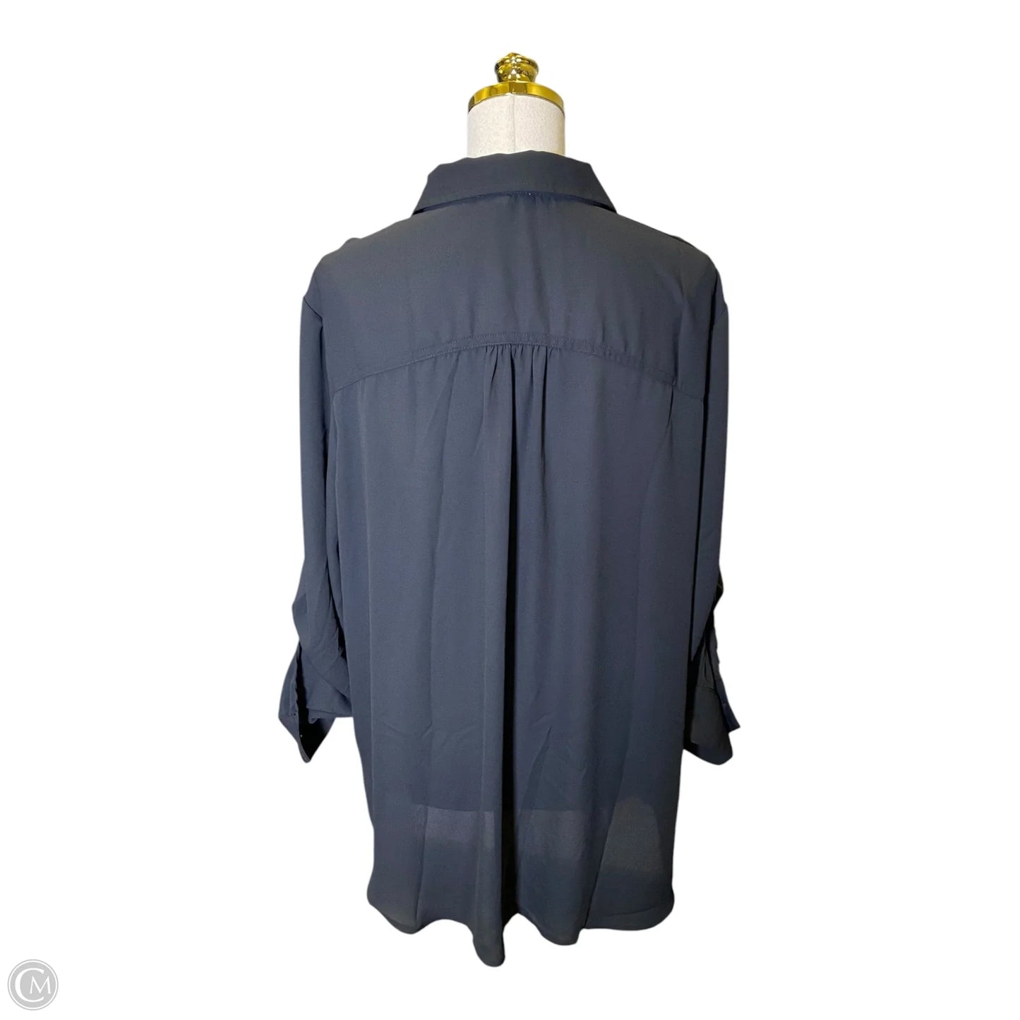 Top Long Sleeve By Maurices In Black, Size: 2x