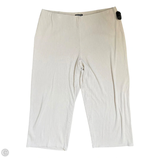Pants Cropped By Eileen Fisher In Beige, Size: L