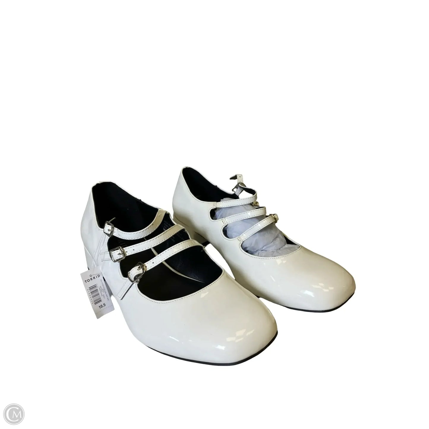 Shoes Flats By Torrid In White, Size: 10.5