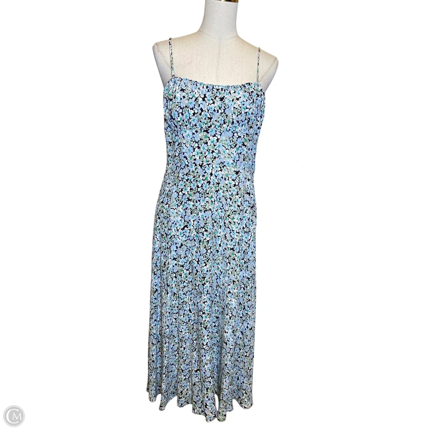 Dress Casual Midi By Madewell In Floral Print, Size: M