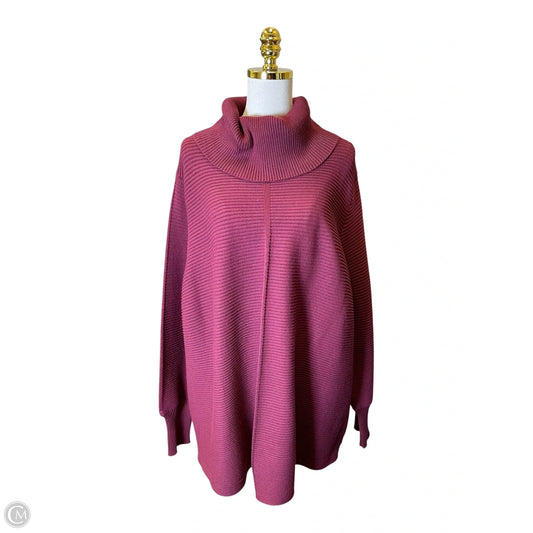 Sweater By Cyrus In Maroon, Size: 3x