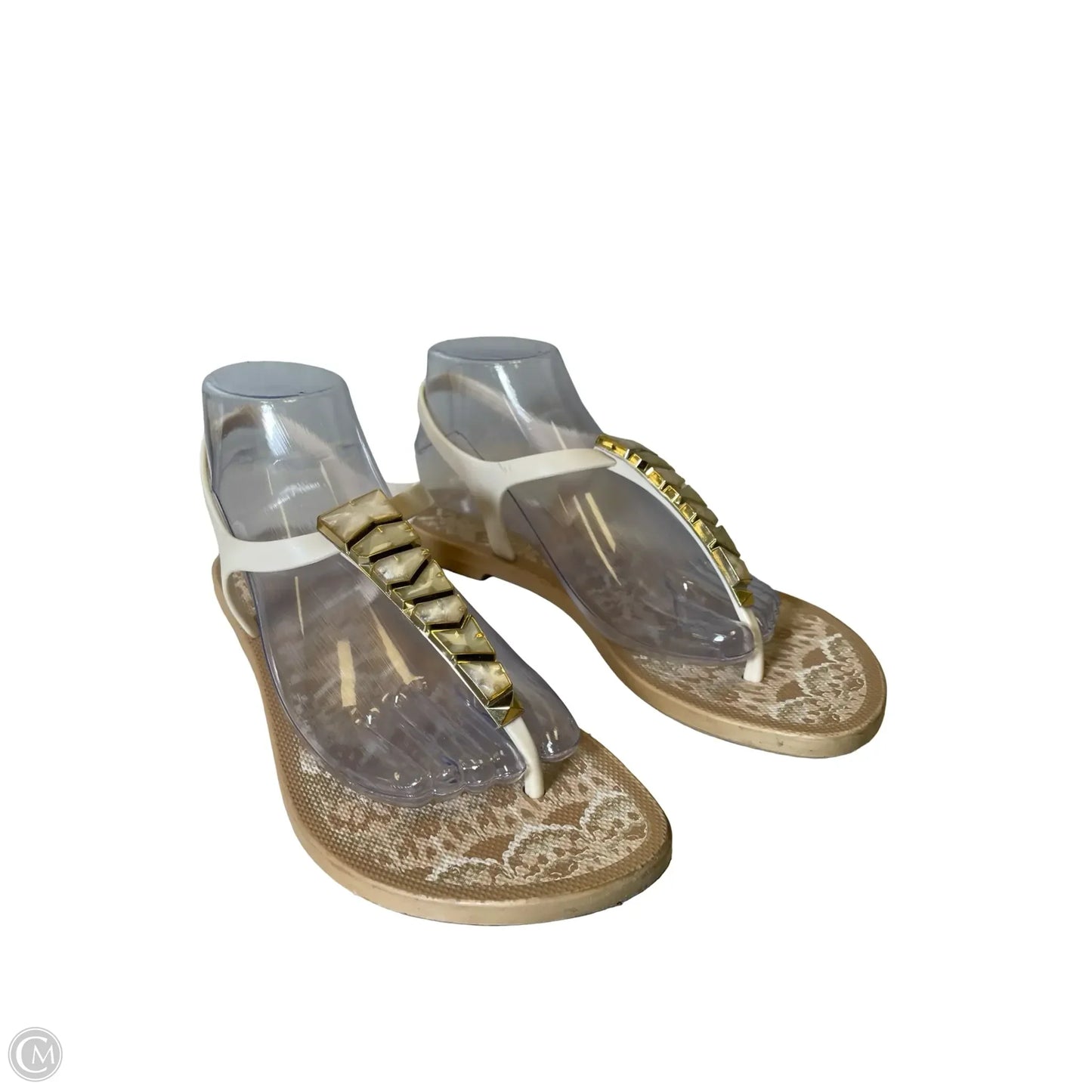 Sandals Flats By American Eagle In Cream, Size: 9