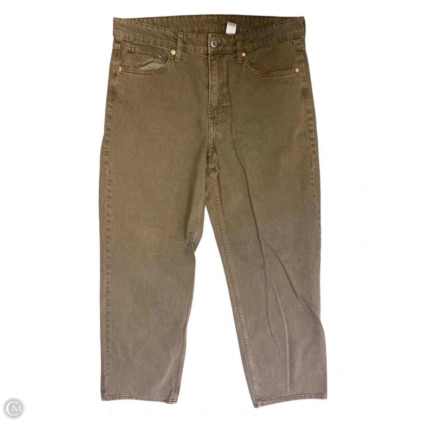 Jeans Wide Leg By Clothes Mentor In Brown, Size: 12