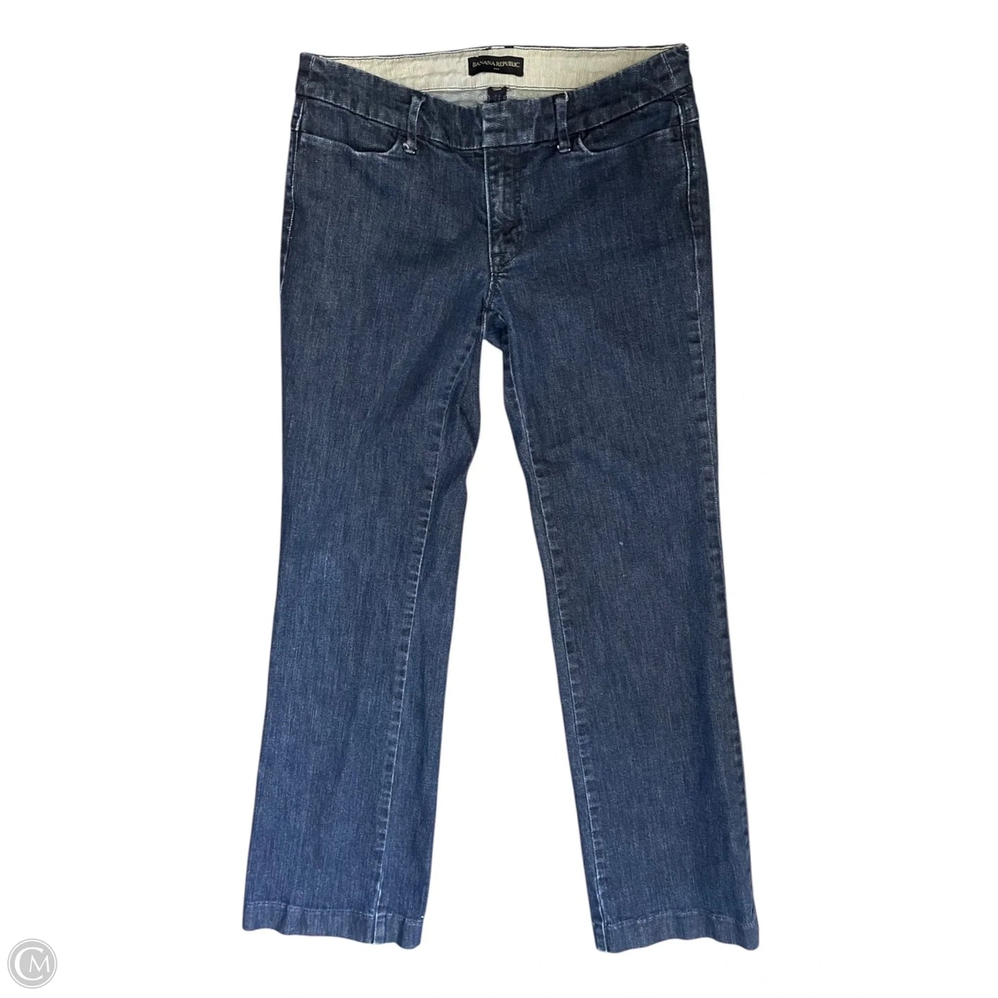 Jeans Boot Cut By Banana Republic In Blue Denim, Size: 8