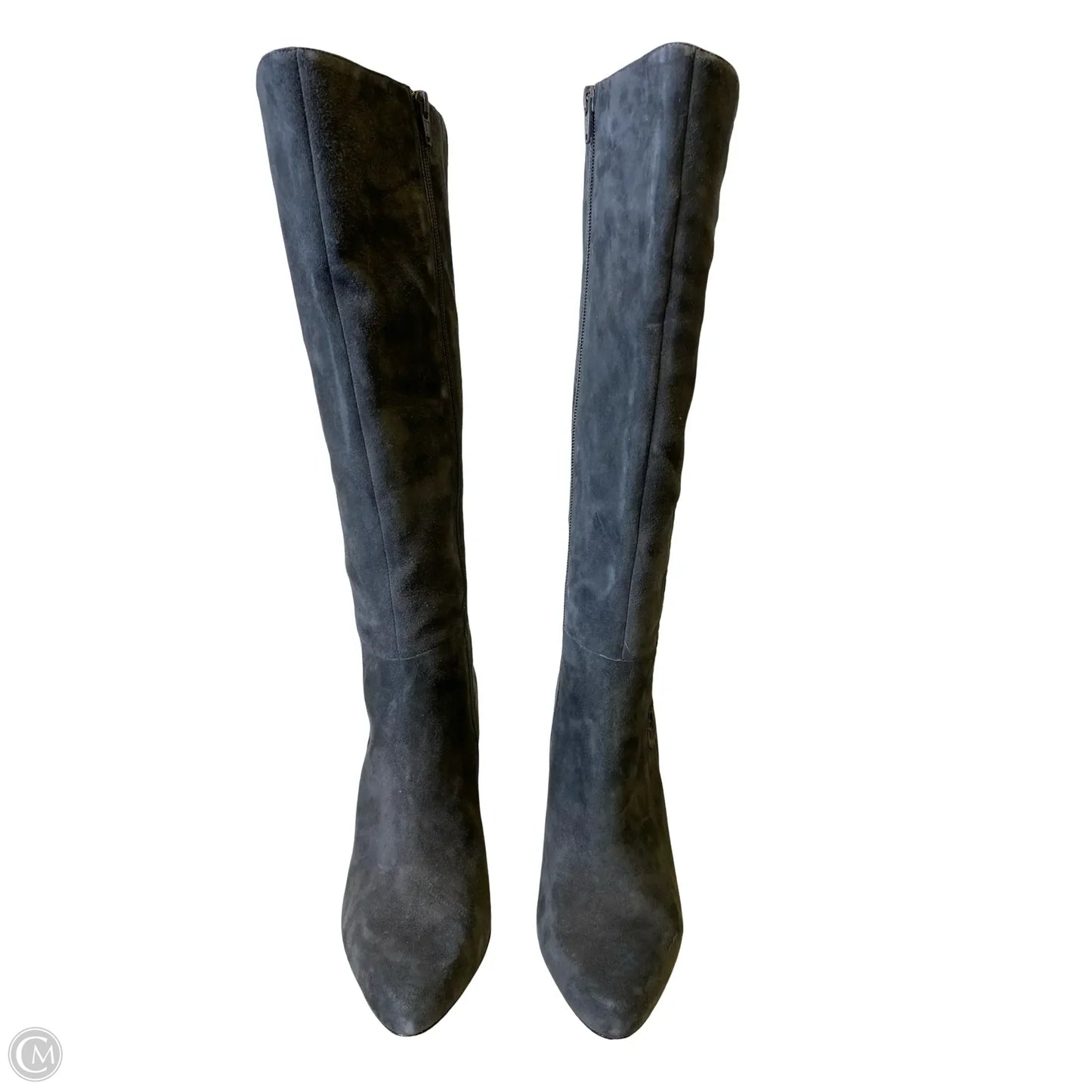 Boots Knee Heels By Antonio Melani In Grey, Size: 8