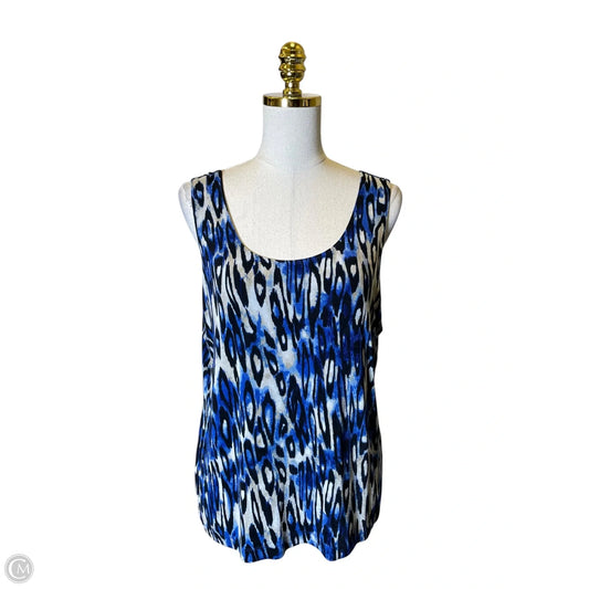 Top Sleeveless By Chicos In Multi-colored, Size: Xl
