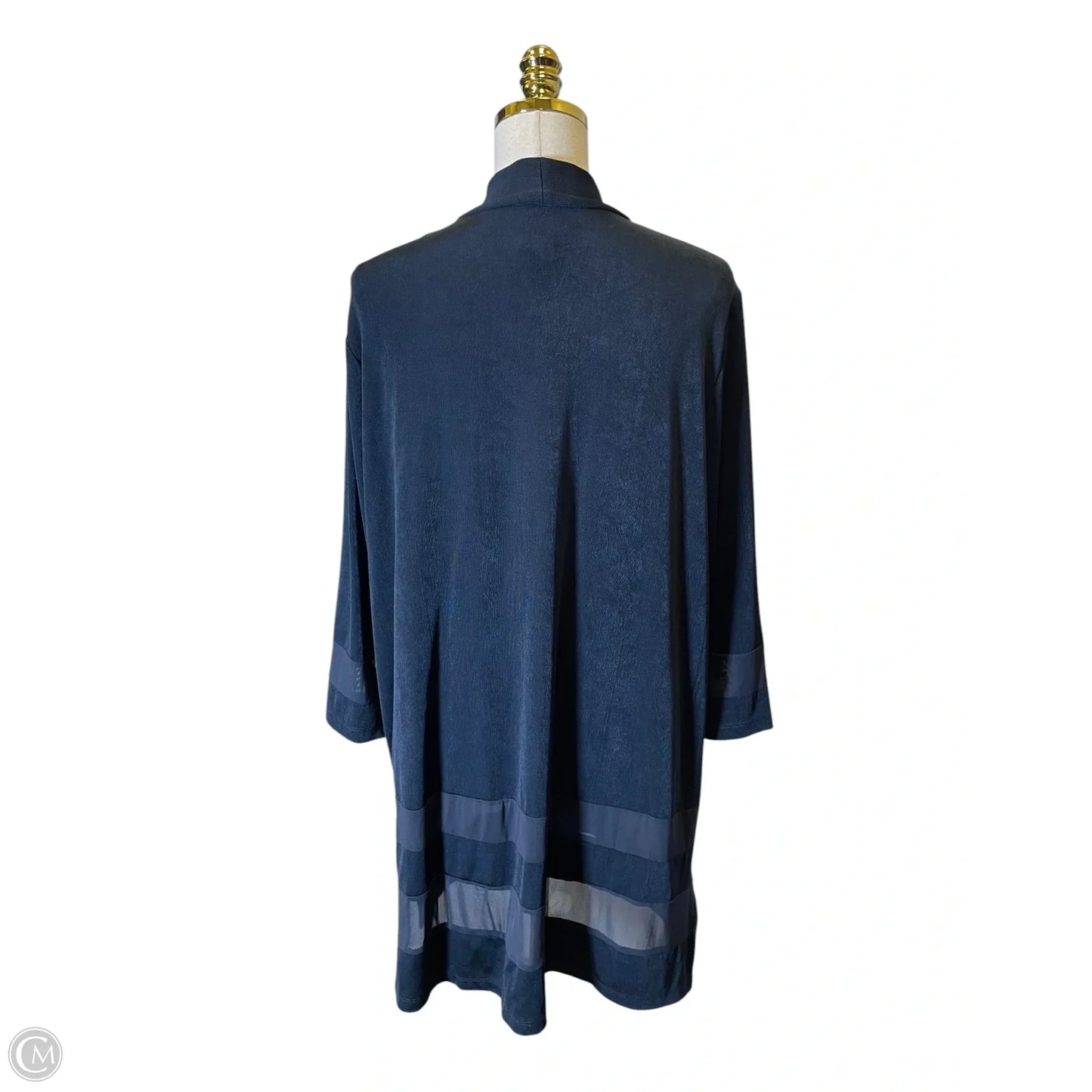 Cardigan By Chicos In Navy, Size: Xl