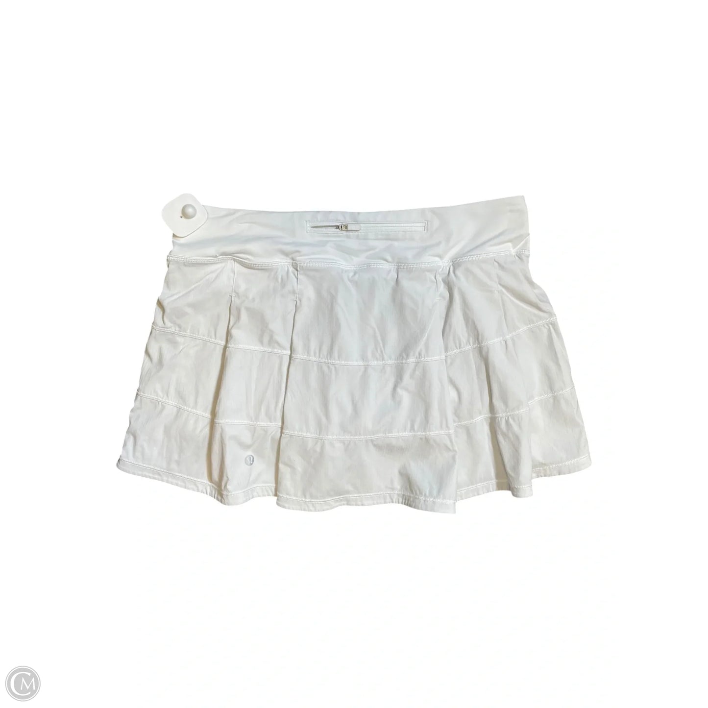 Athletic Skort By Lululemon In White, Size: 10