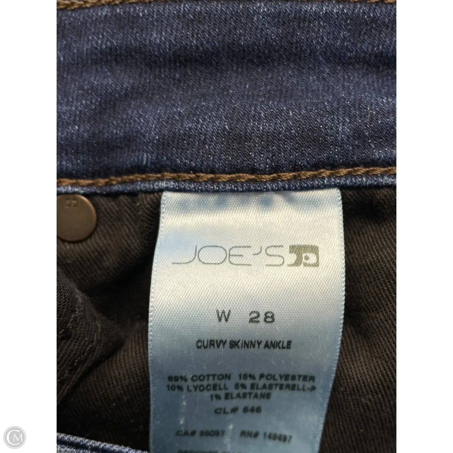 Jeans Skinny By Joes Jeans In Blue Denim, Size: 6