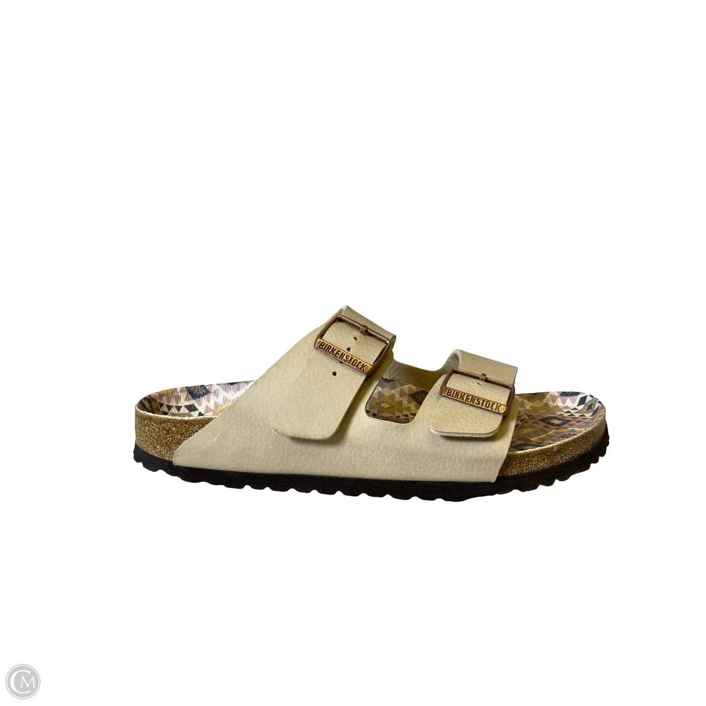 Sandals Flats By Birkenstock In Cream, Size: 10