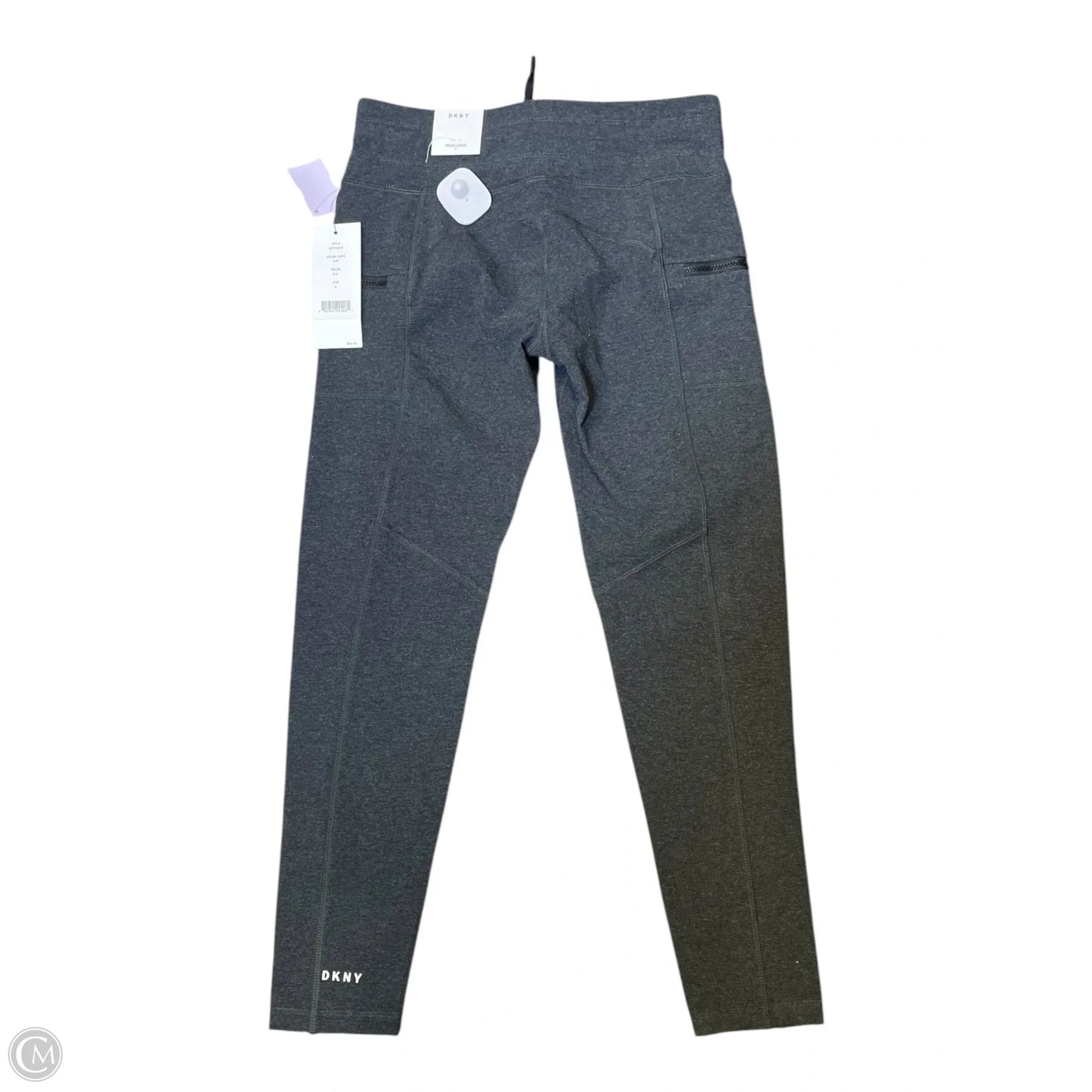 Athletic Leggings By Dkny In Grey, Size: S