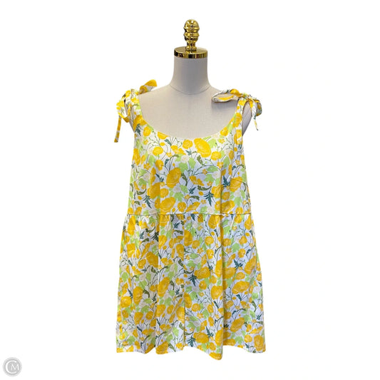 Romper By Clothes Mentor In Floral Print, Size: M