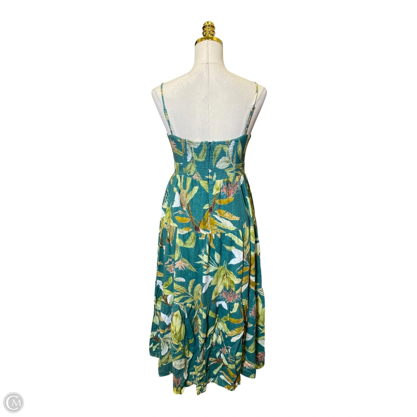 Dress Casual Midi By Clothes Mentor In Green, Size: S