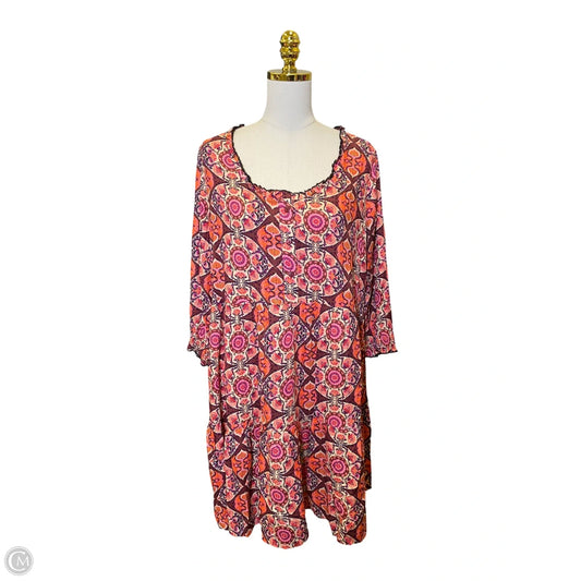 Dress Casual Midi By Natural Life In Multi-colored, Size: M