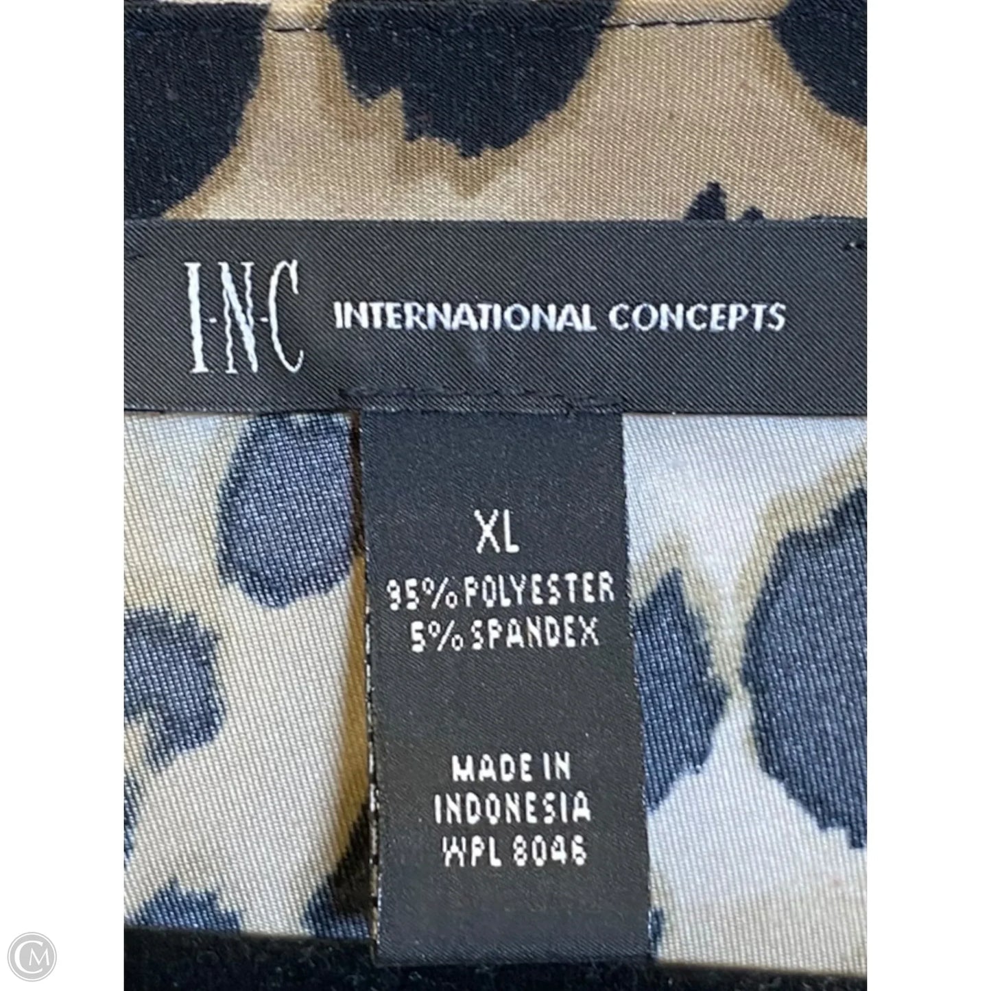 Top Long Sleeve By International Concepts In Animal Print, Size: Xl