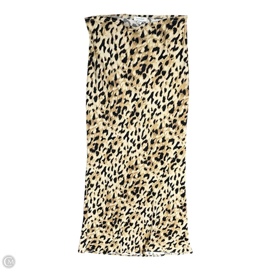 Skirt Maxi By Top Shop In Animal Print, Size: 8