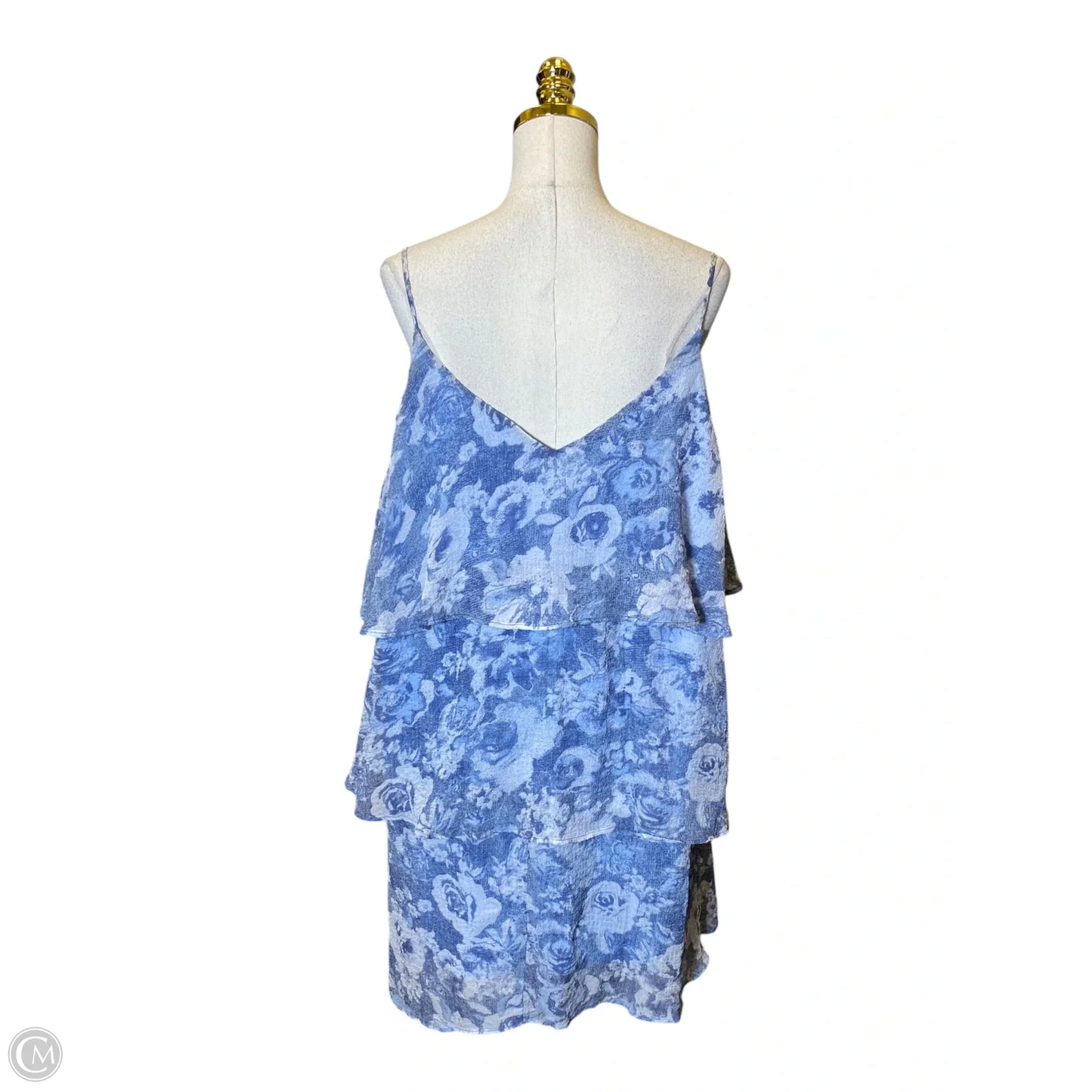 Dress Casual Midi By Gilli In Blue, Size: 3x