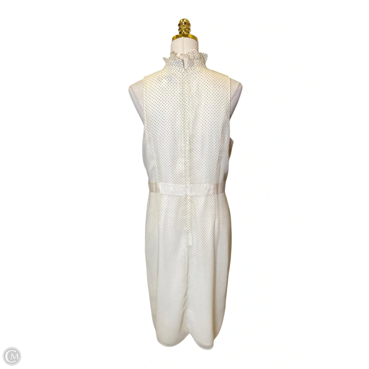 Dress Casual Midi By Isaac Mizrahi In Polkadot Pattern, Size: 12