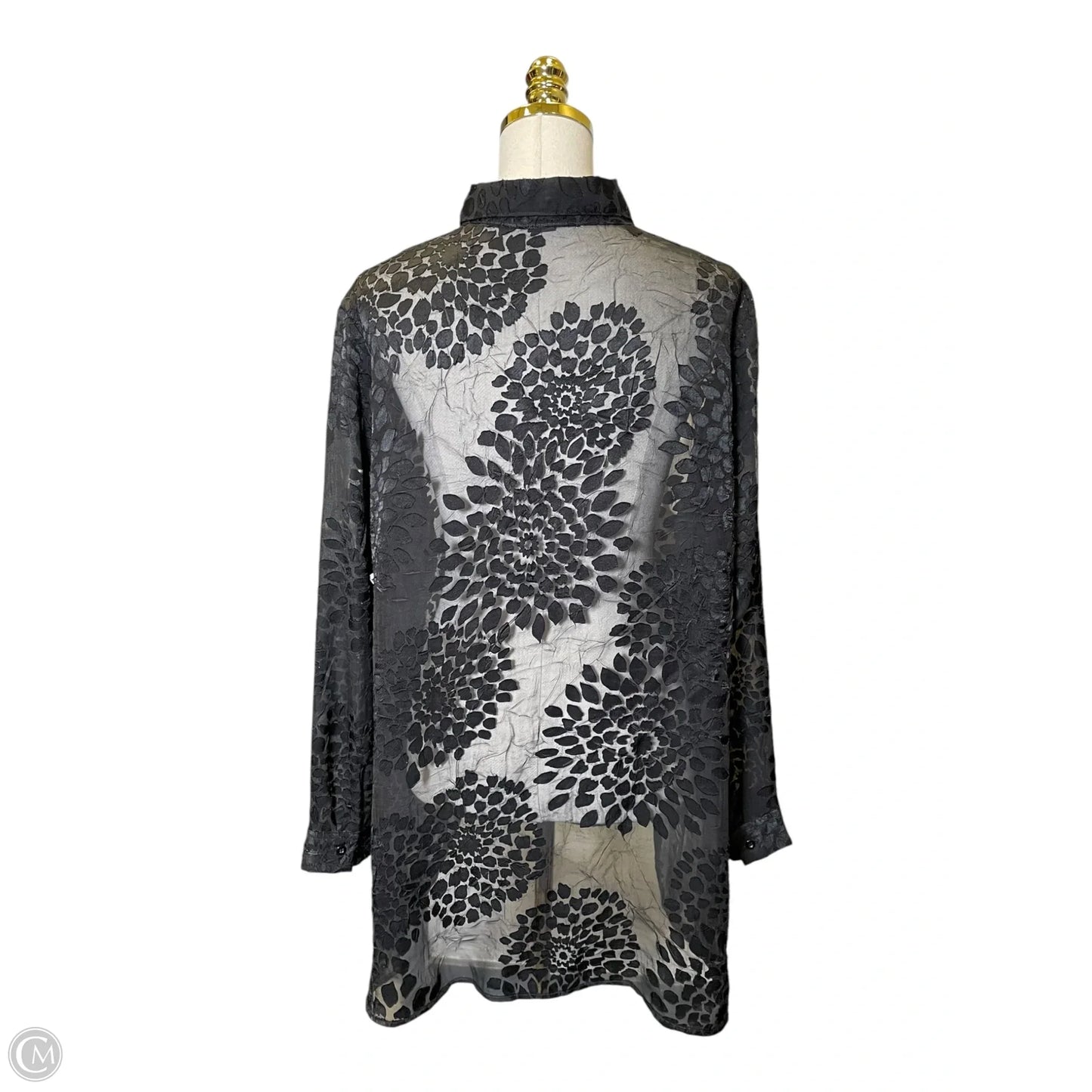 Top Long Sleeve By Clothes Mentor In Black, Size: Xl