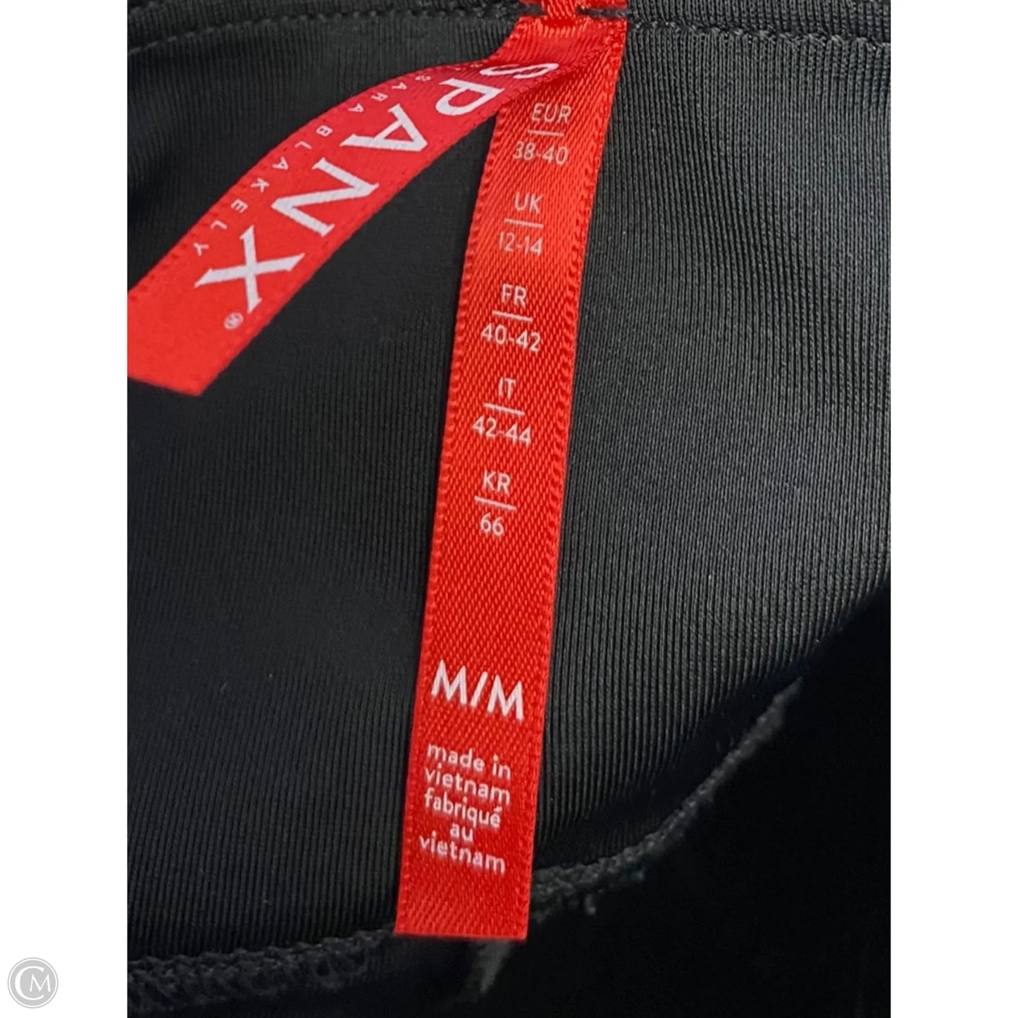 Athletic Leggings By Spanx In Black, Size: M