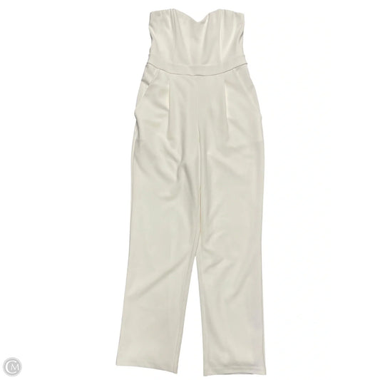 Jumpsuit By Express In Cream, Size: Small
