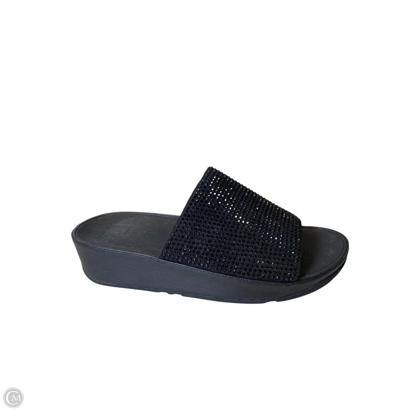 Sandals Heels Platform By Fitflop In Black, Size: 8