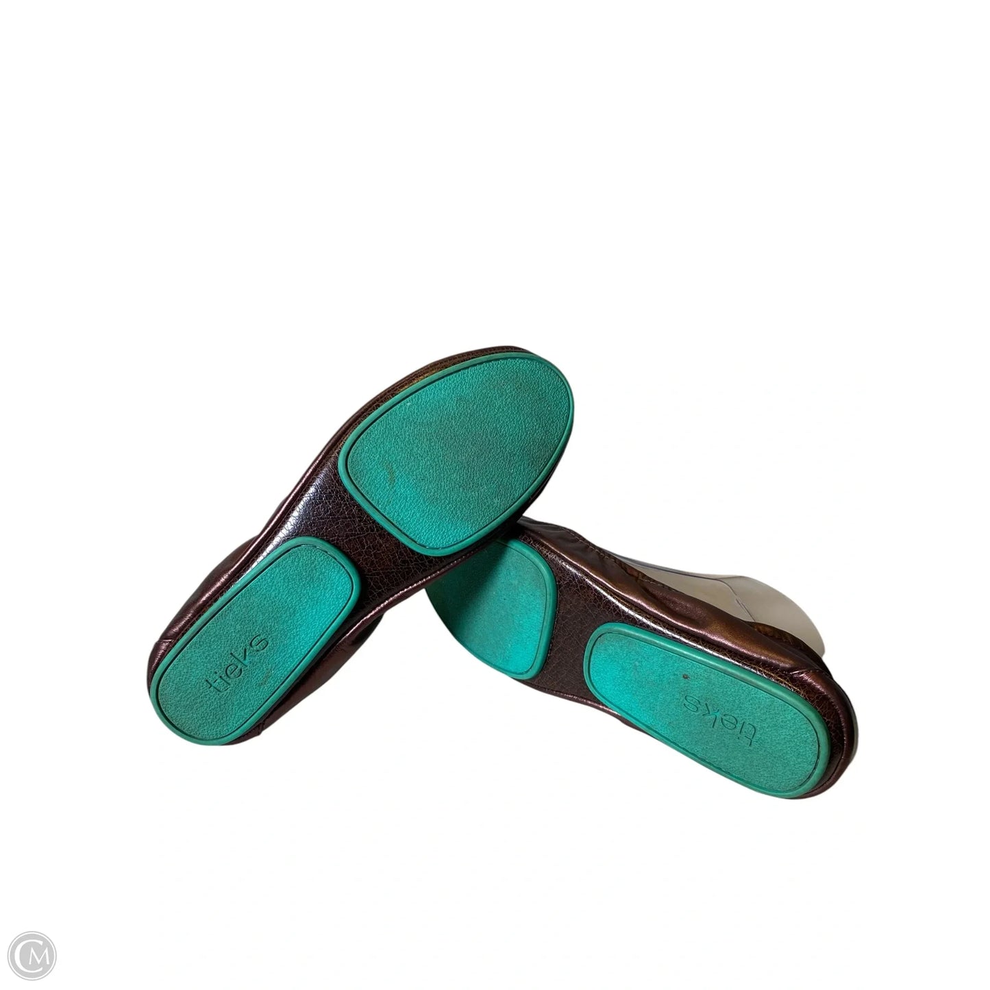 Shoes Flats By Tieks In Bronze, Size: 8
