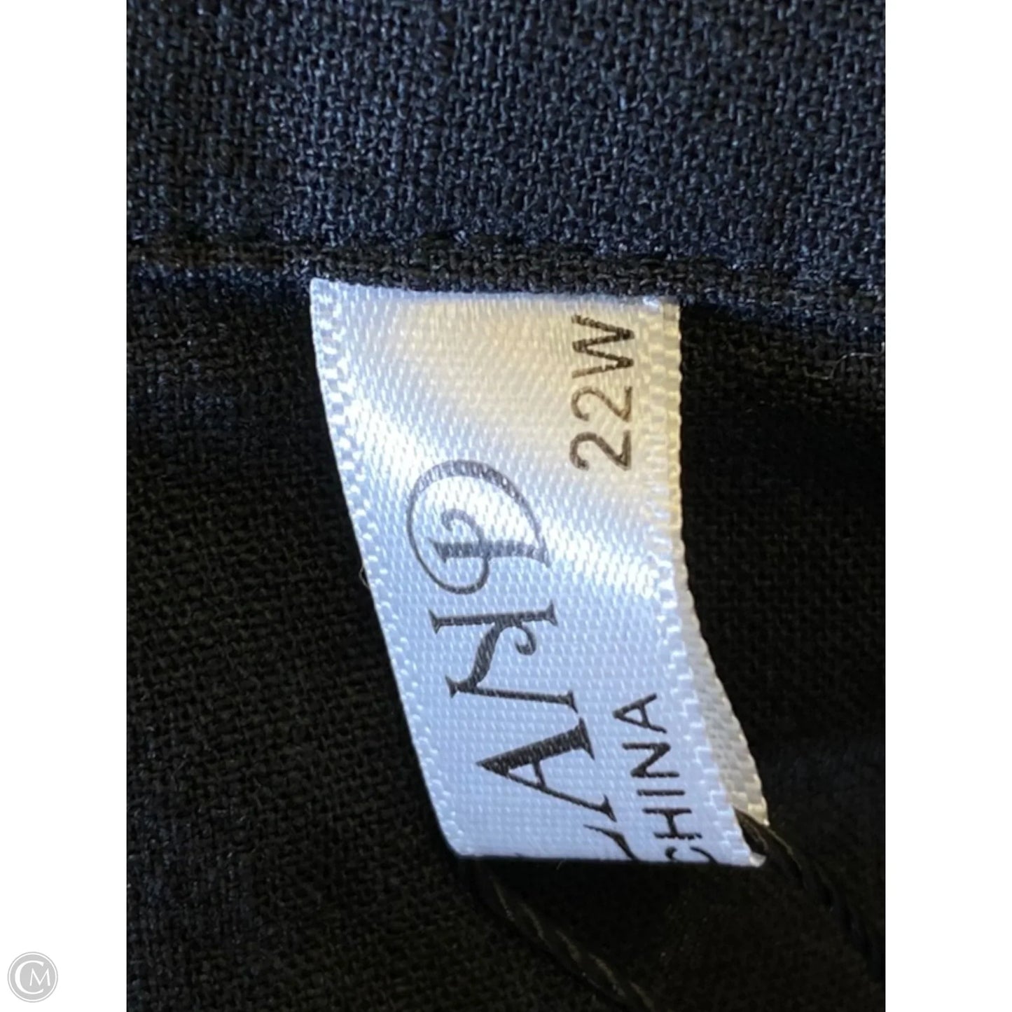 Top 2pc Long Sleeve By Clothes Mentor In Black, Size: 22