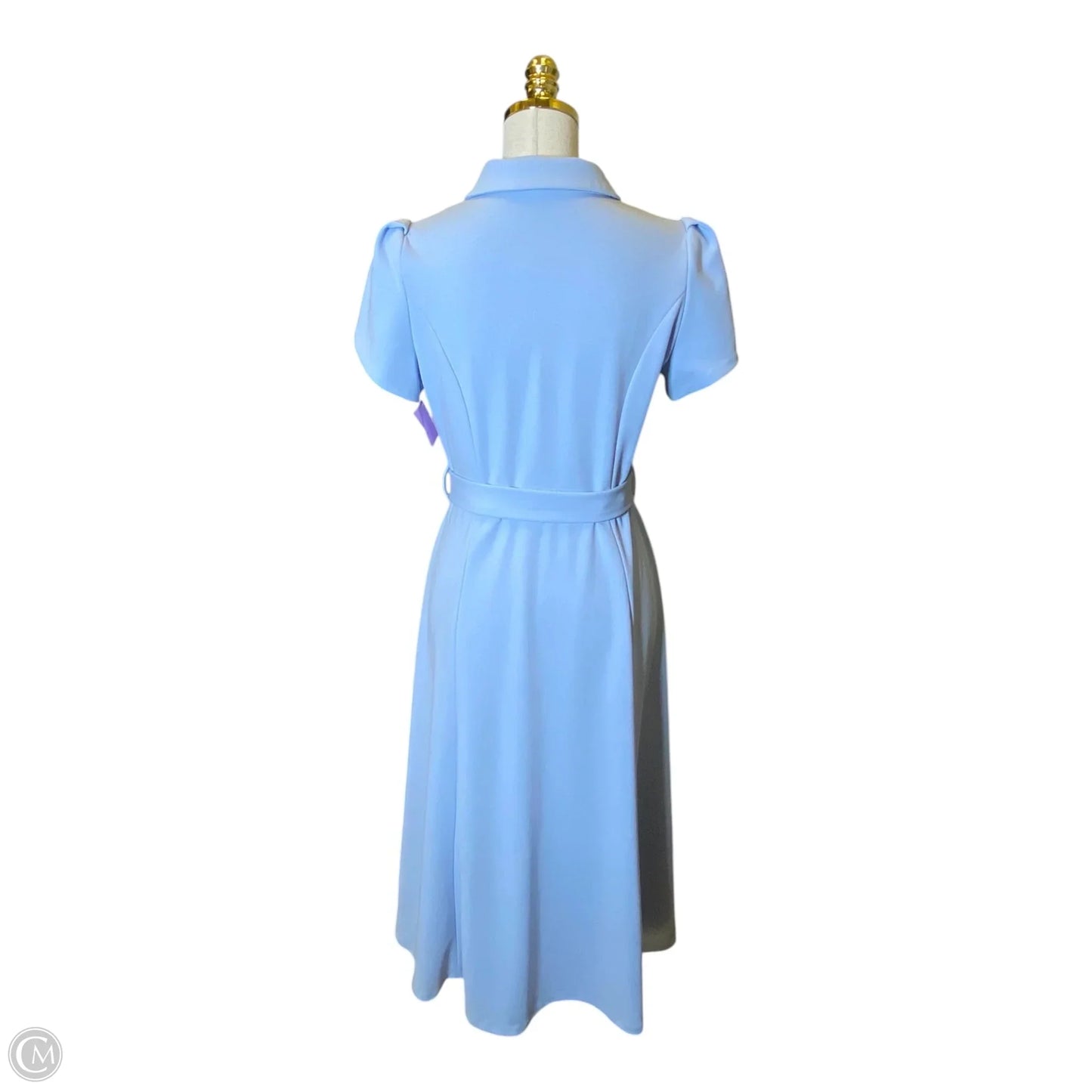 Dress Casual Maxi By Calvin Klein In Blue, Size: 6