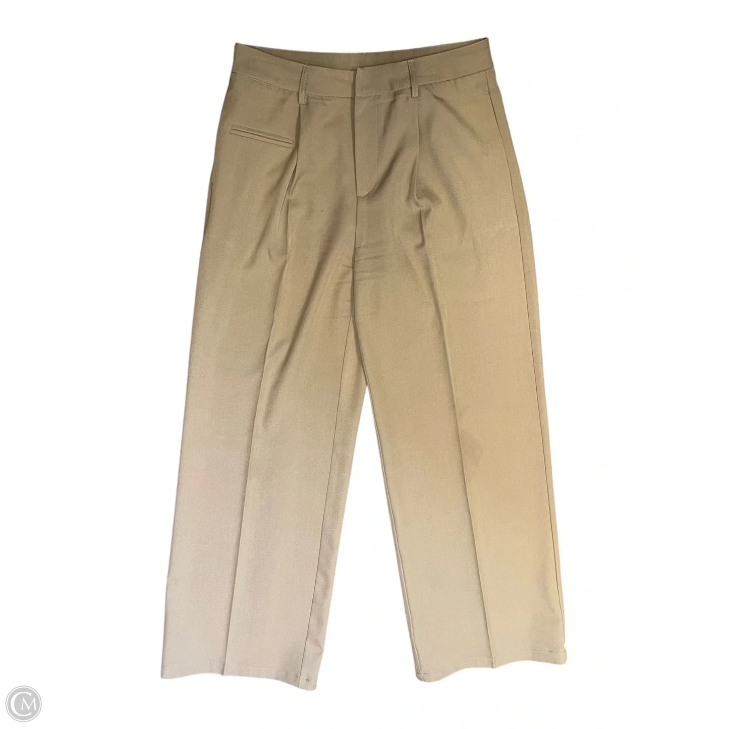 Pants Wide Leg By Anuschka In Beige, Size: L