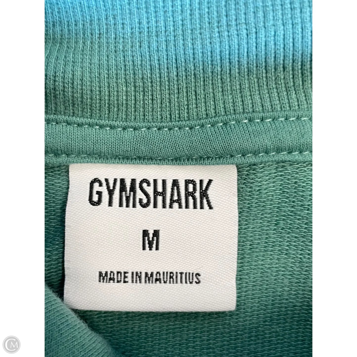 Sweatshirt Hoodie By Gym Shark In Green, Size: M