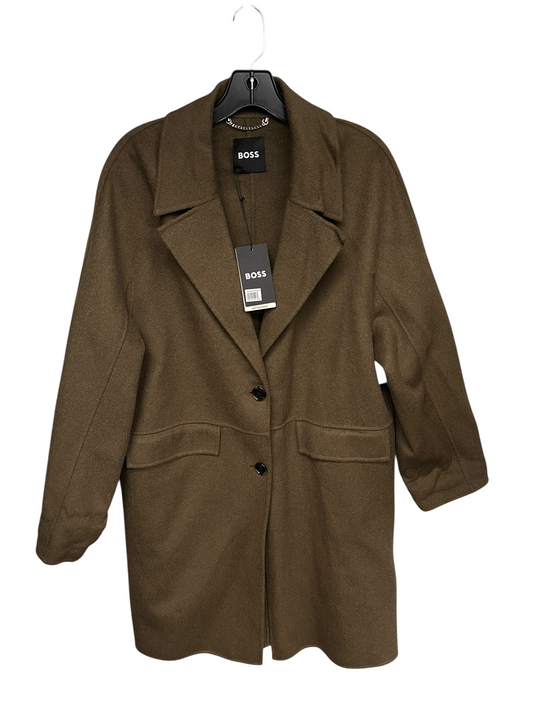 COAT TRENCH COAT by HUGO BOSS In BROWN, Size: 4