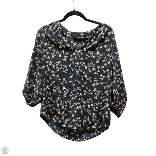 Blouse Long Sleeve By 41 Hawthorn In Floral Print, Size: S
