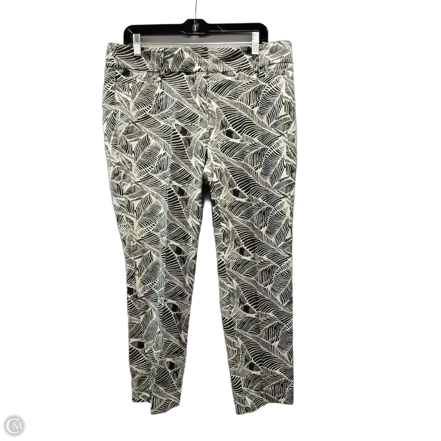 Pants Dress By Loft In Black & Cream, Size: 10