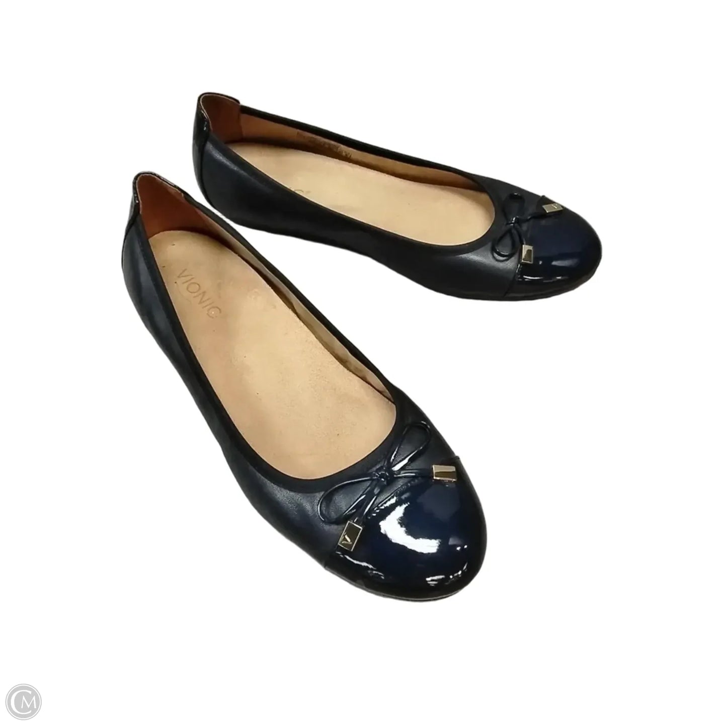Shoes Flats By Vionic In Navy, Size: 10.5