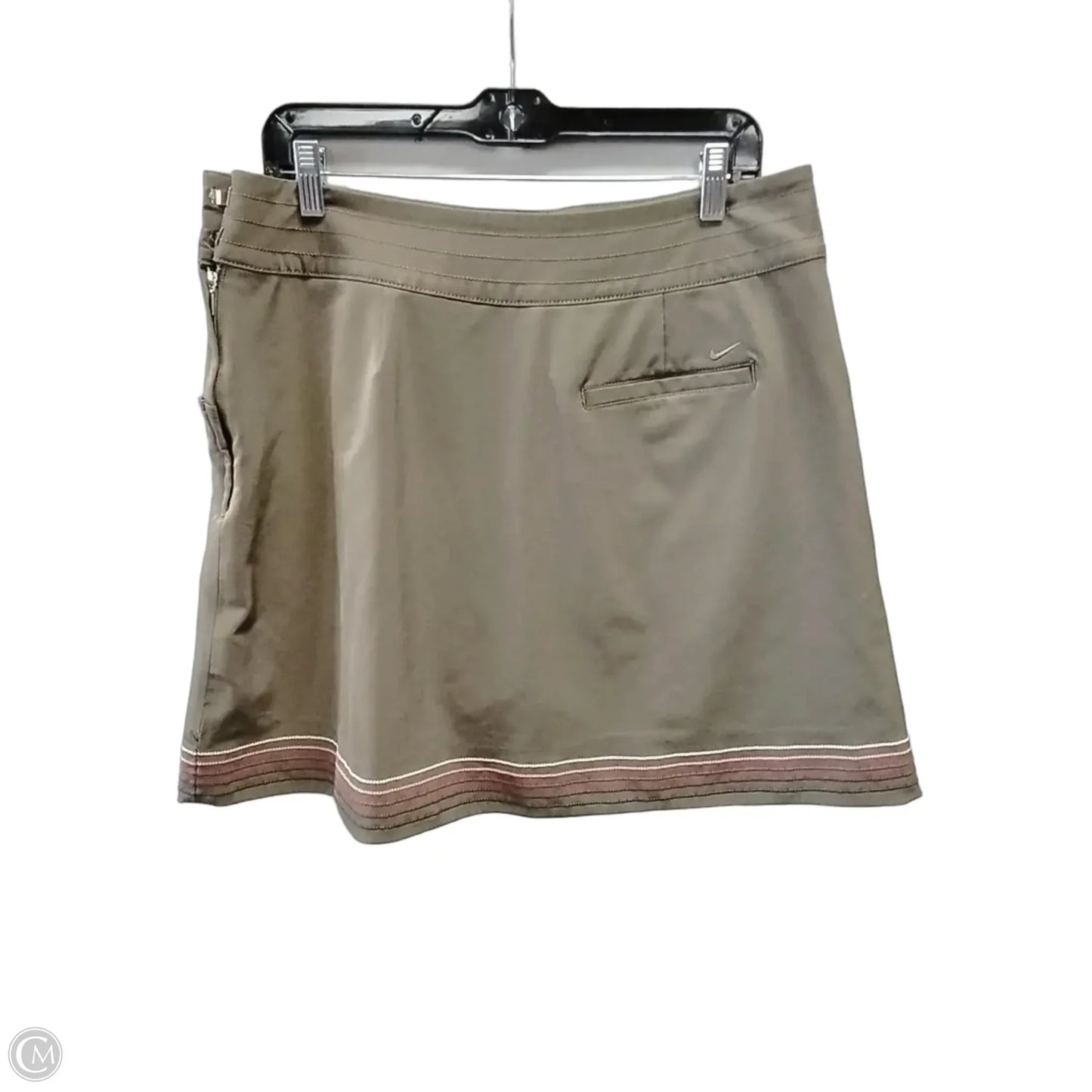 Athletic Skort By Nike In Brown, Size: L