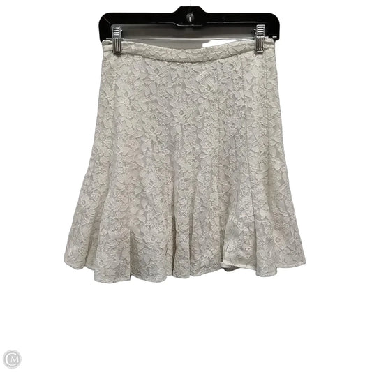 Skirt Mini & Short By Bcbgmaxazria In Cream, Size: 2