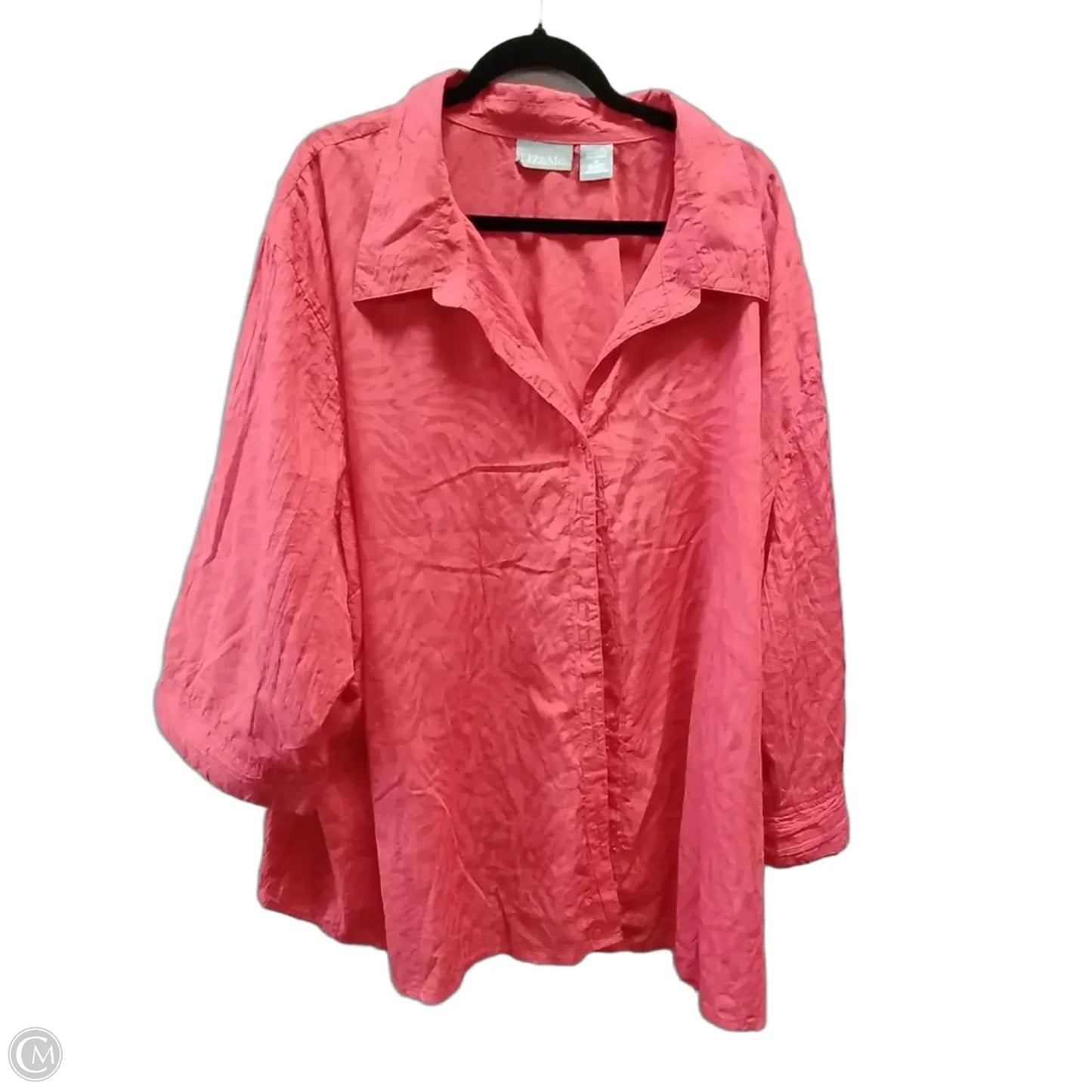 Blouse Long Sleeve By Liz And Me In Orange