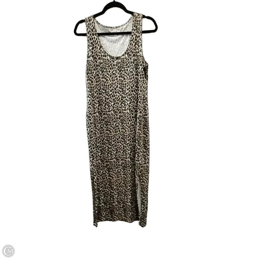 Dress Casual Maxi By J. Crew In Leopard Print, Size: M