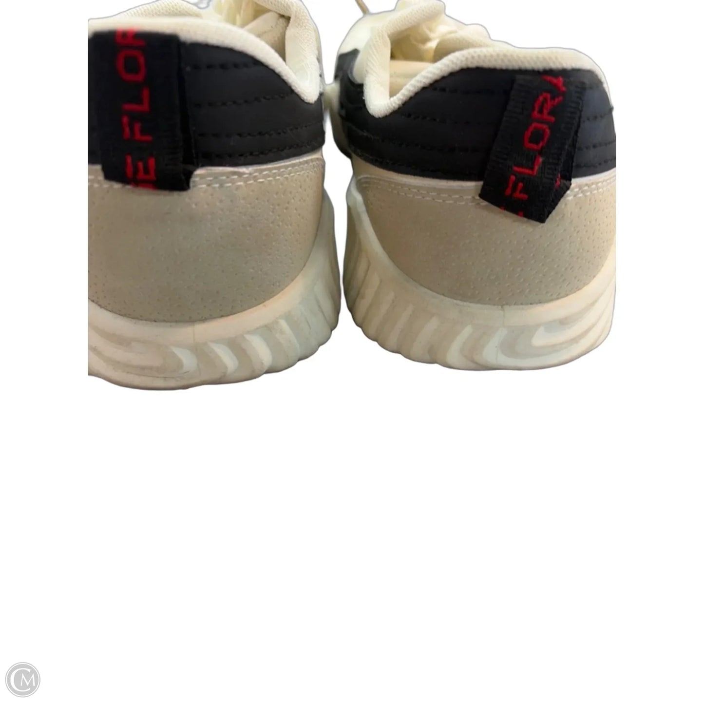 Shoes Sneakers By Clothes Mentor In Black & Cream, Size: 10.5