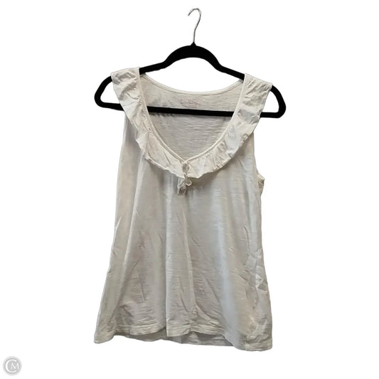 Top Sleeveless Designer By Lilly Pulitzer In Cream, Size: S