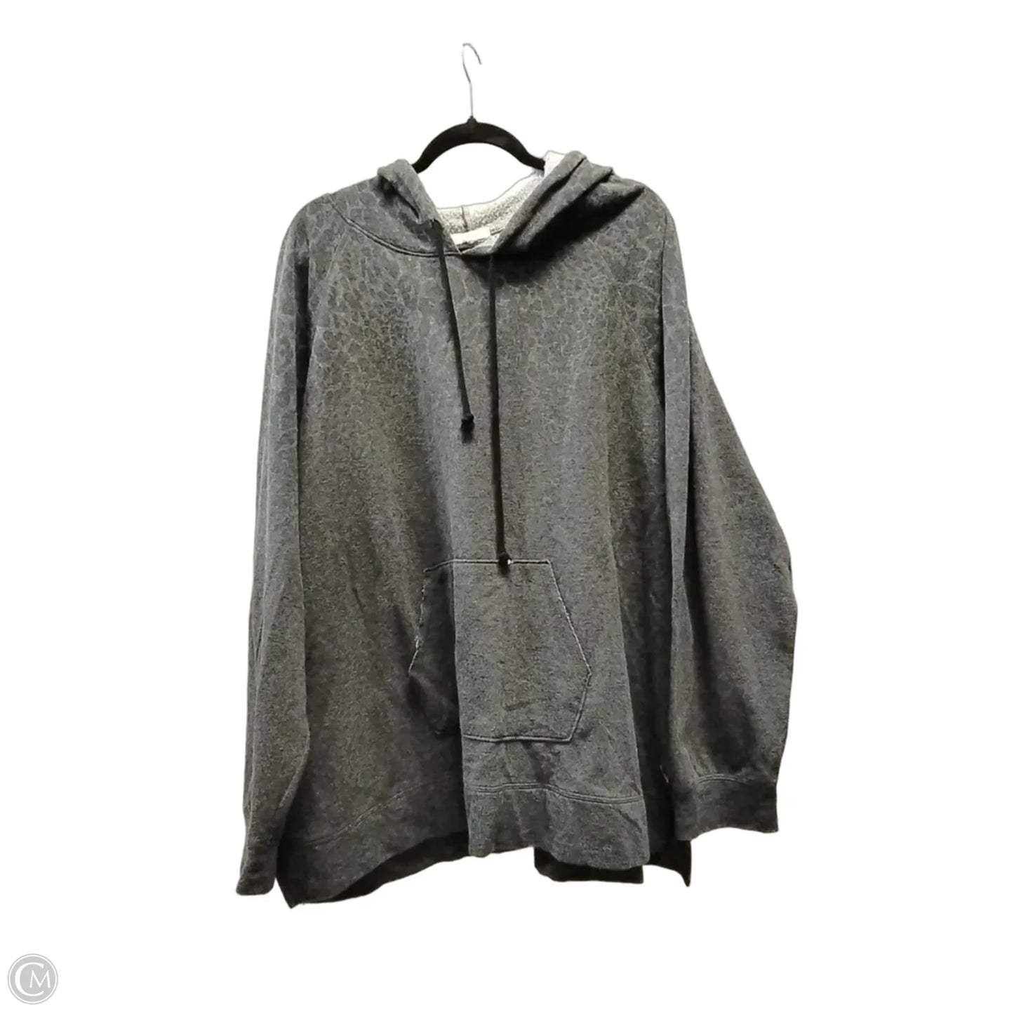 Sweatshirt Hoodie By Maurices In Grey, Size: 4x