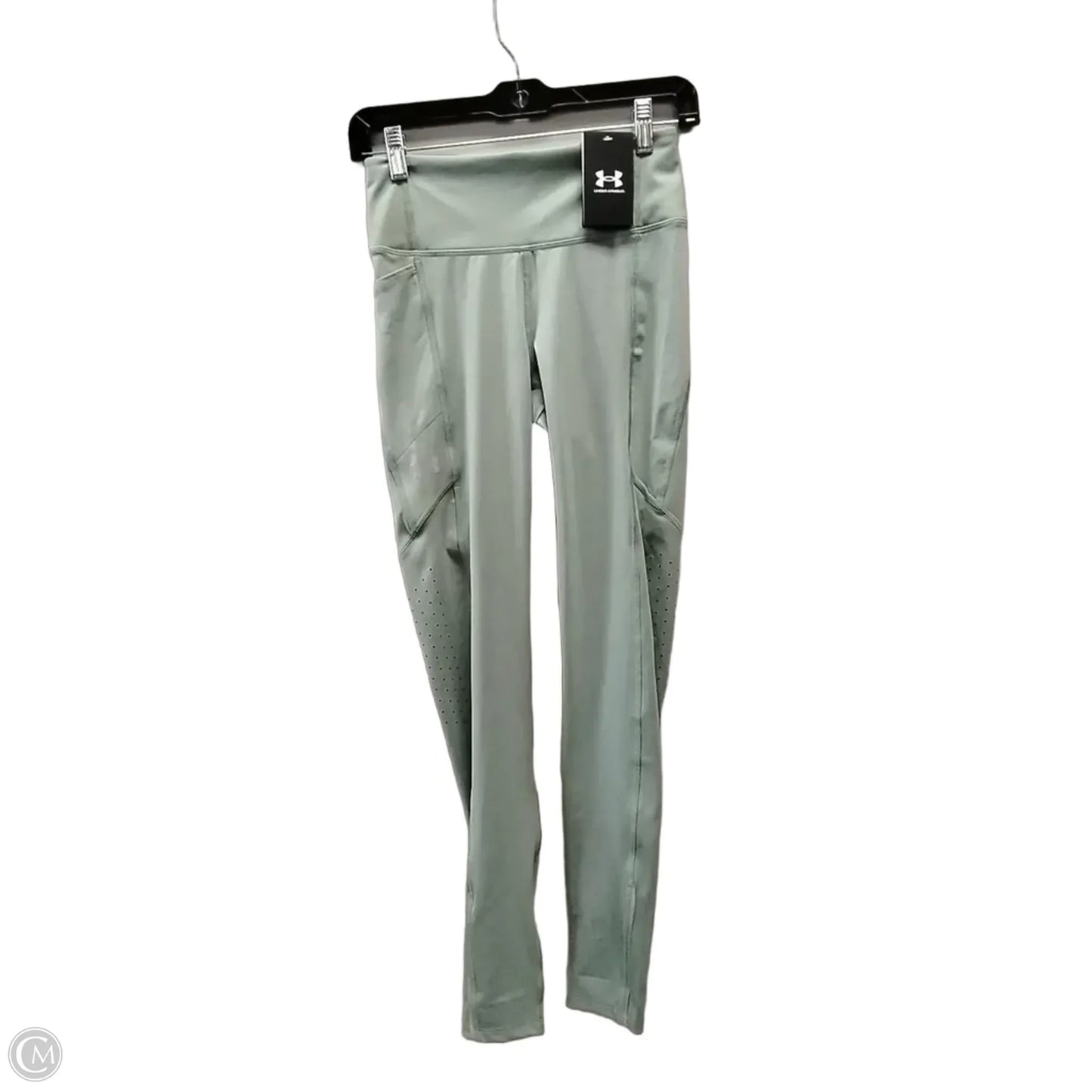 Athletic Leggings By Under Armour In Green, Size: S
