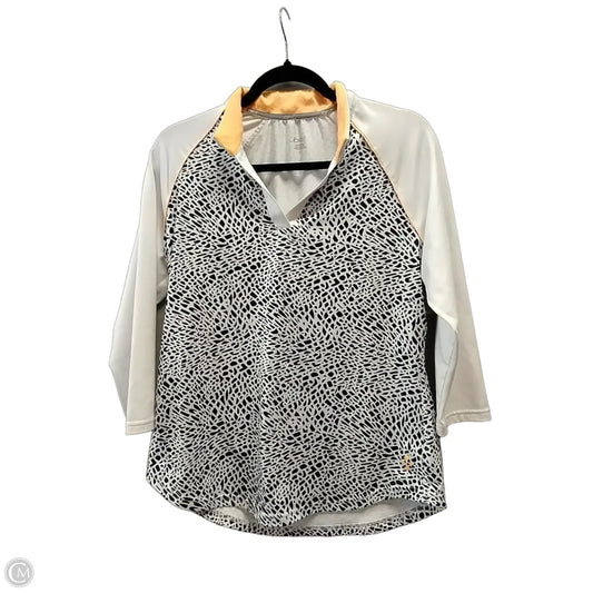Athletic Top Long Sleeve Collar By Jofit In Multi-colored, Size: L